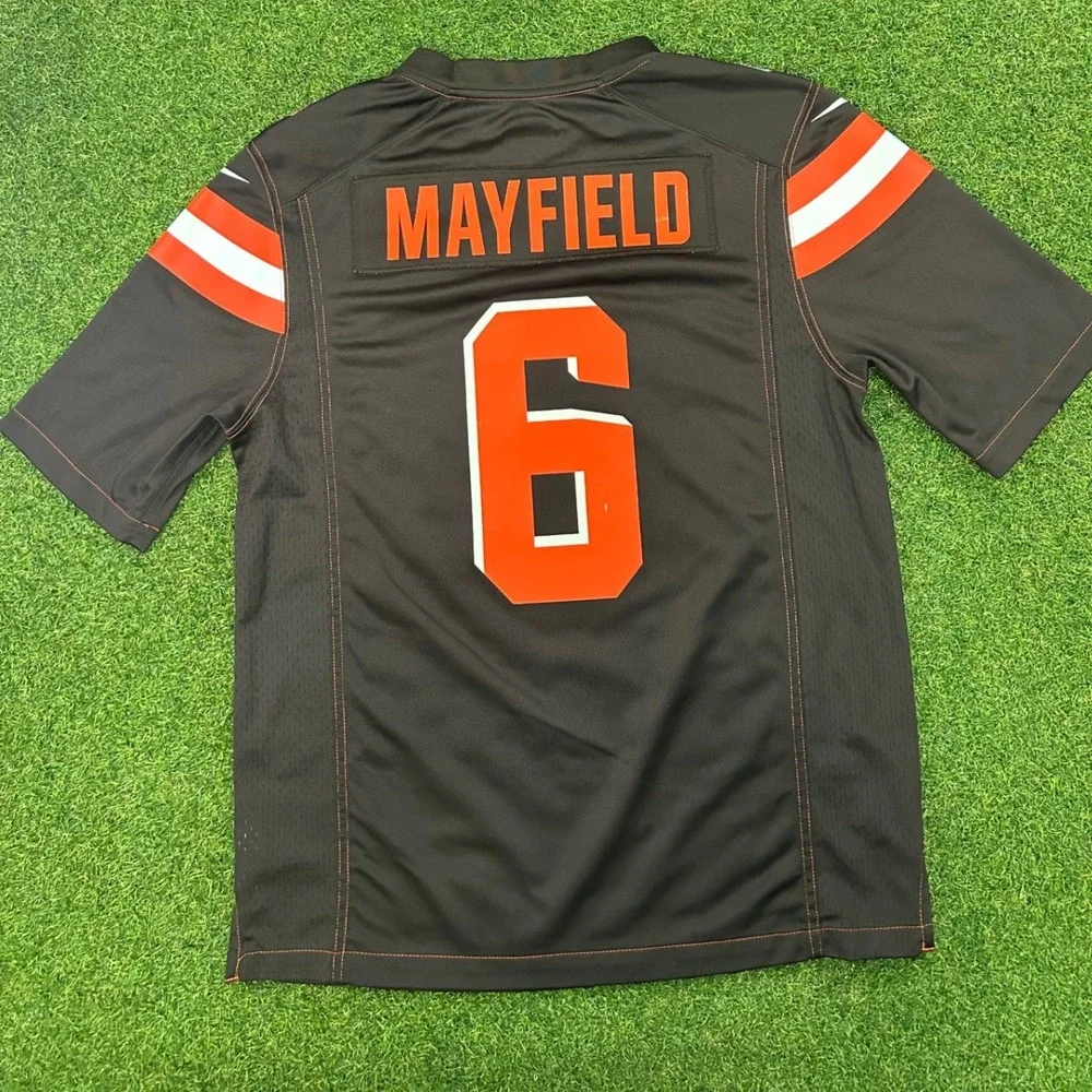 Nike Cleveland Browns Baker Mayfield 6 Jersey Mens Medium Brown NFL Football